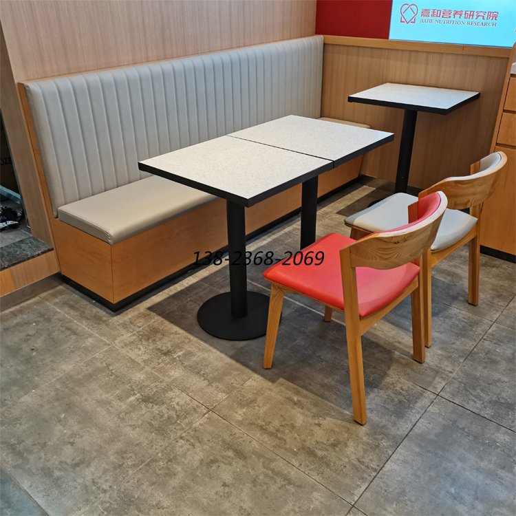 茶餐廳靠墻沙發(fā)訂制，餐